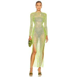 Santa Brands Diamond Maxi Dress in Green